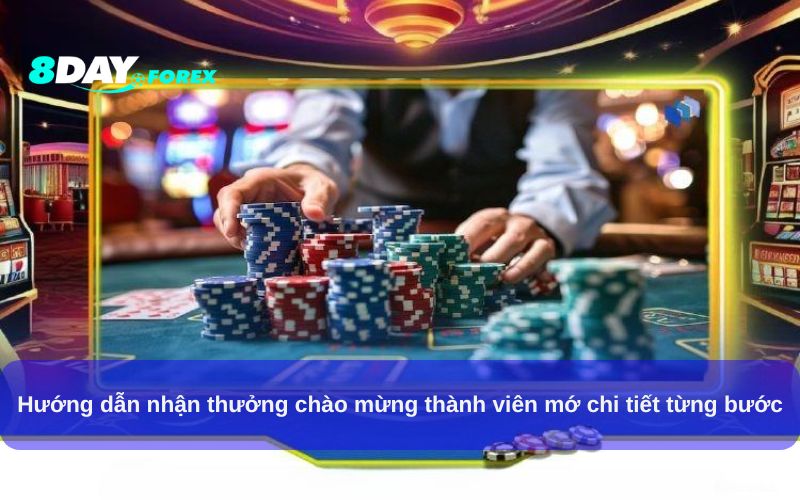 Cách nhận thưởng chào mừng thành viên mới 8Day chi tiết