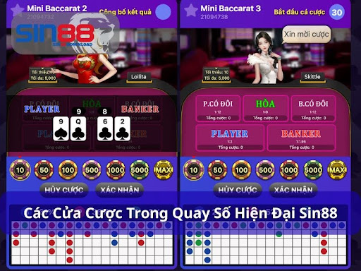 Các cửa cược Quay số hiện đại tại Sin88